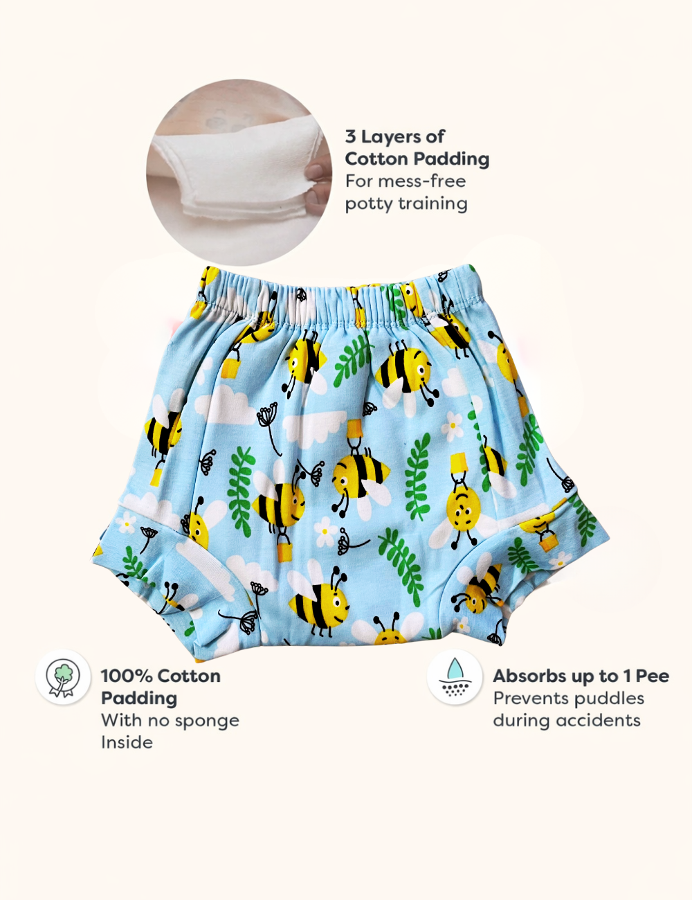 Bee Team & Berry Blossom | Dipe & Wipe | Mix of 2