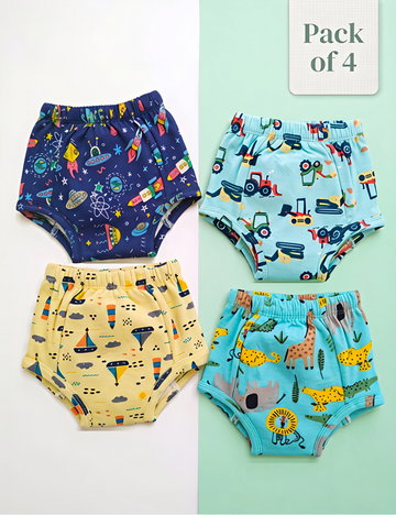 Anime Sailors | Reusable Cloth Diapers | Pack of 4