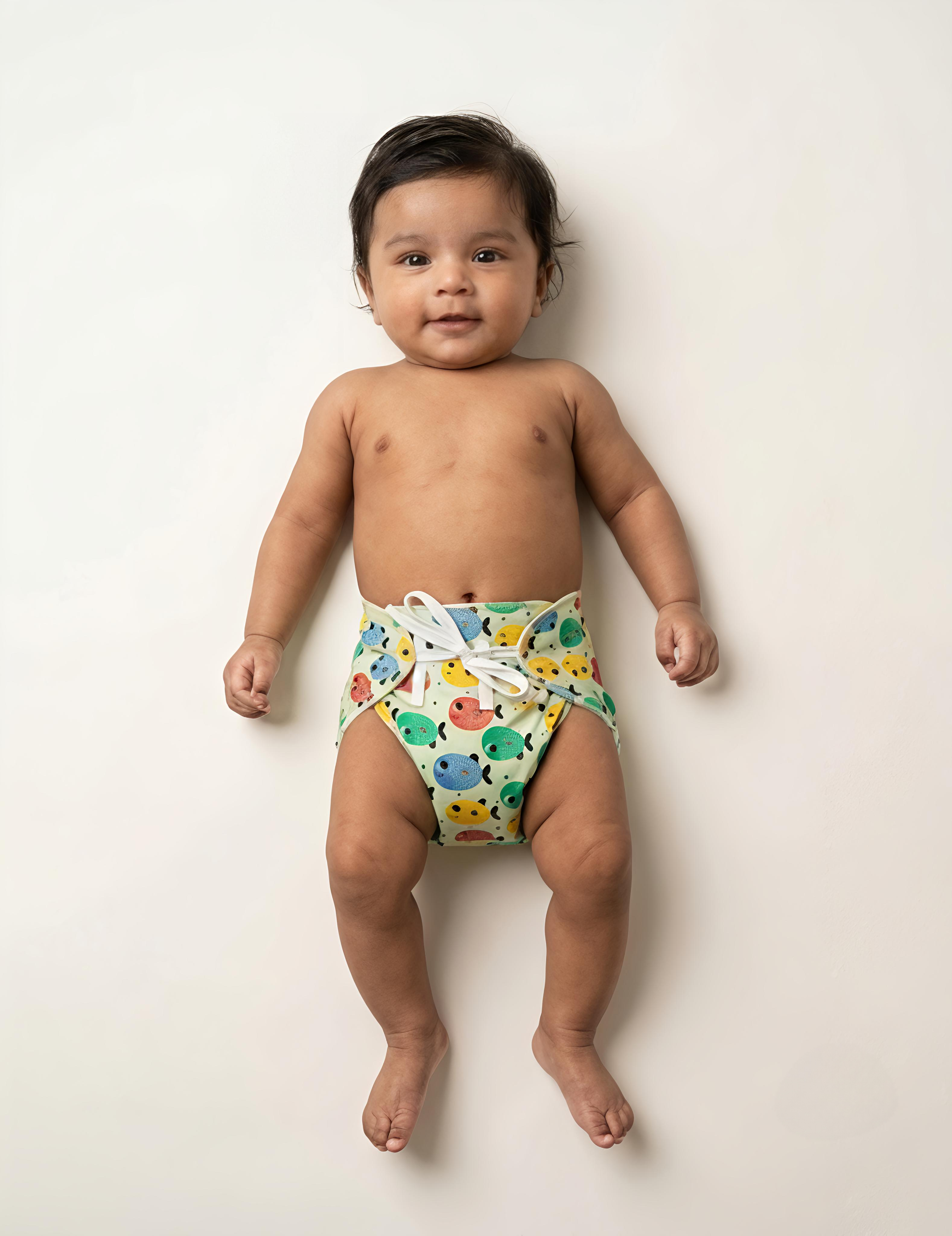Summer Splash | Langot - Padded Nappies | Pack of 2