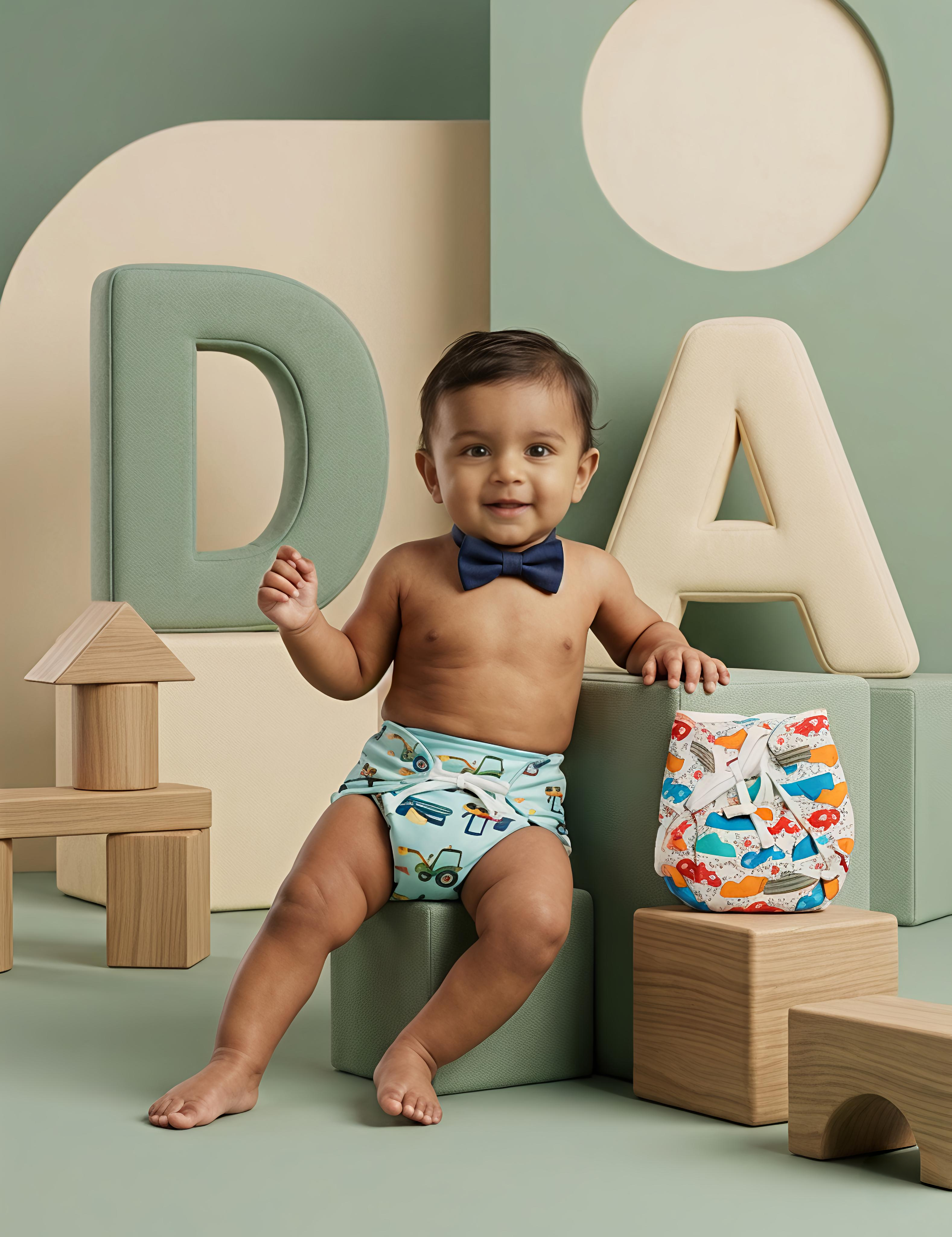Dream Chasers | Langot - Padded Nappies | Pack of 2