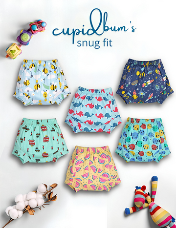 Beast Carnival | Reusable Cloth Diapers | Pack of 6