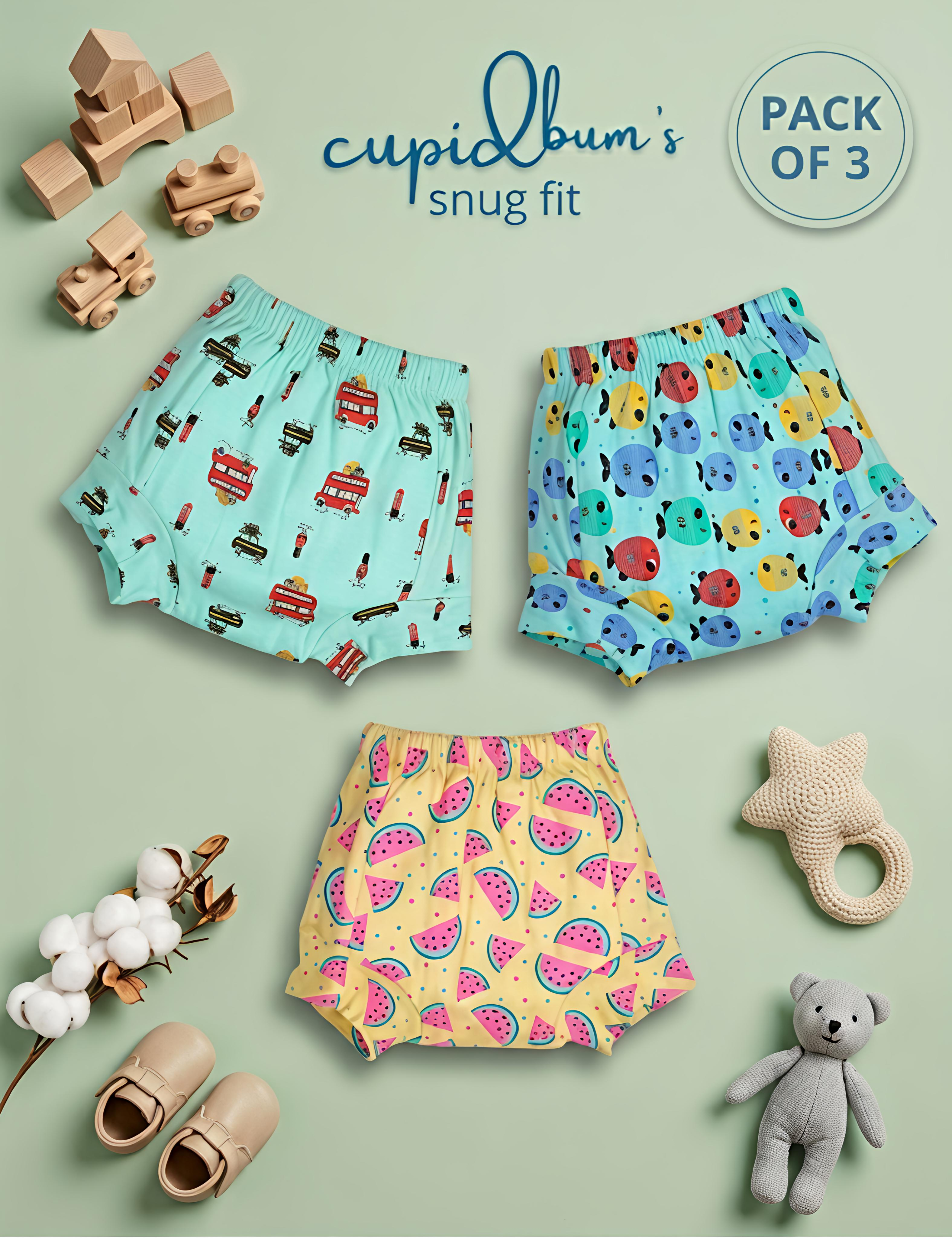 Travel Tales Trio | Reusable Cloth Diapers | Pack of 3