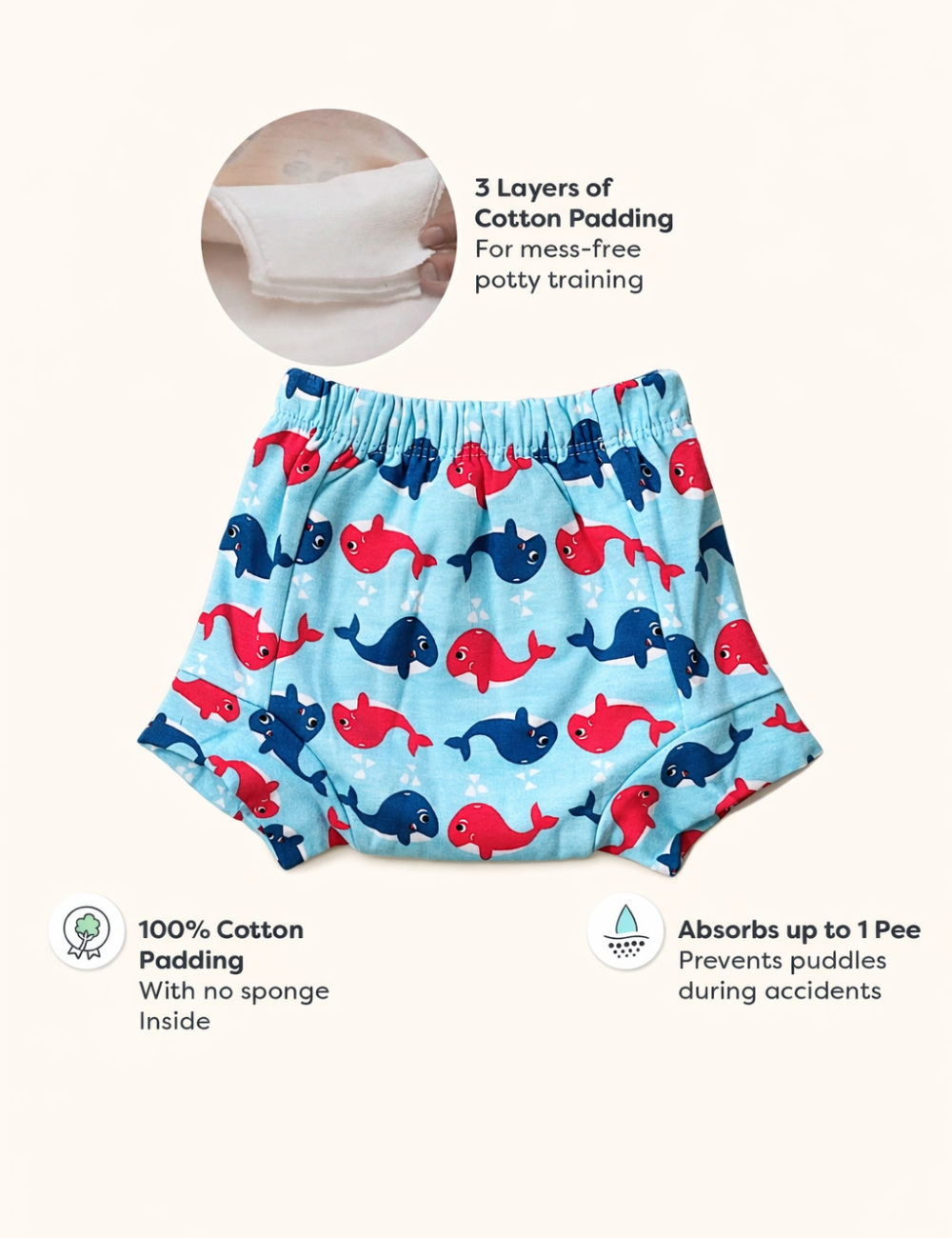 Wonder World Trio | Reusable Cloth Diapers | Pack of 3