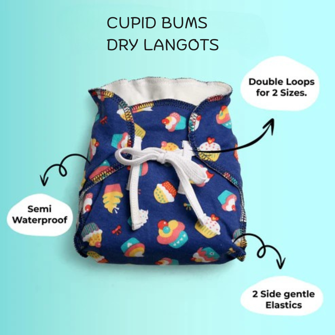Pack of 3 - Mess Free Padded Nappies | Quick Pee Absorption | Mixed Colors Only | 30% Off - Image 5
